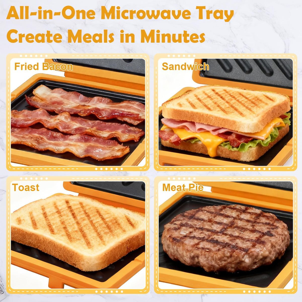 Quick & Easy Microwave Toasted Sandwich Maker