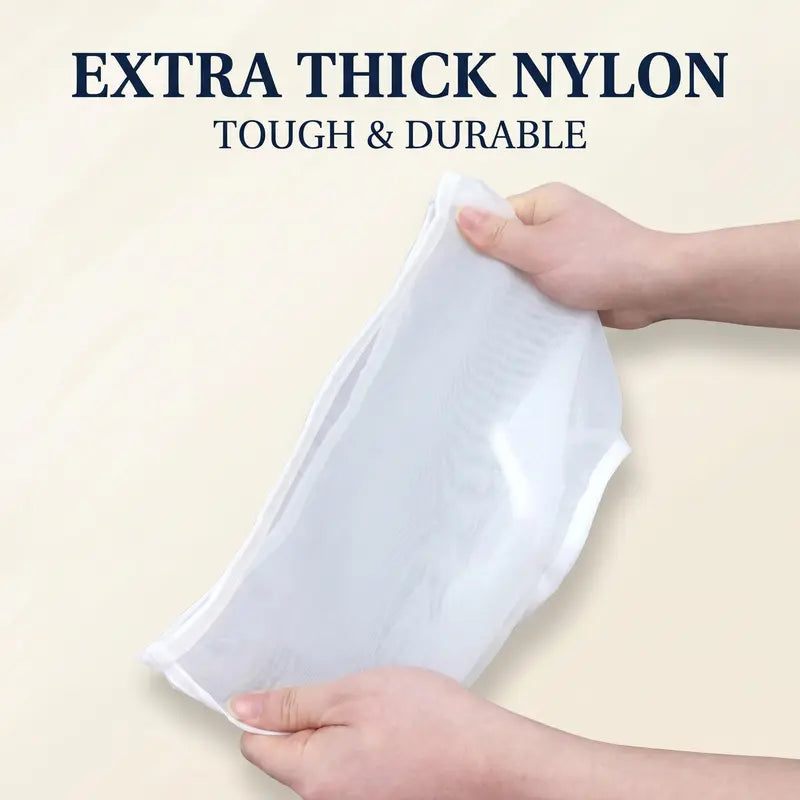 Flexible nylon mesh strainer bag material