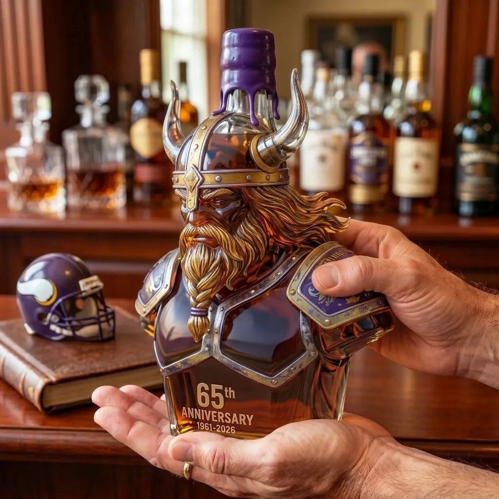 'God of War of the North' 3D Bust-Shaped Whiskey Bottle