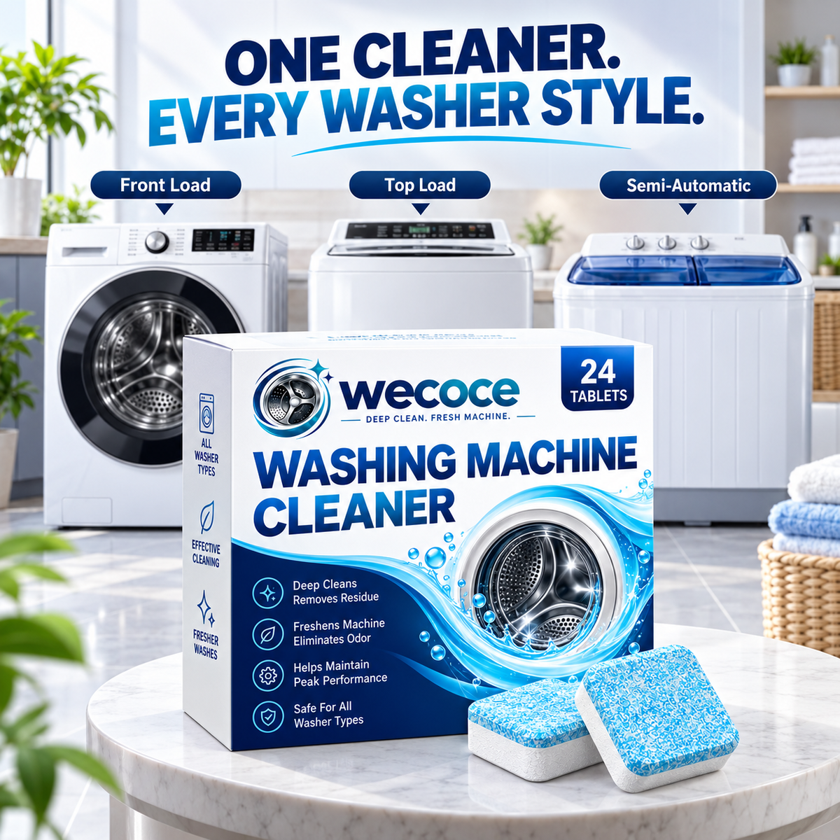 WECOCE™ PREMIUM WASHING MACHINE TABLETS