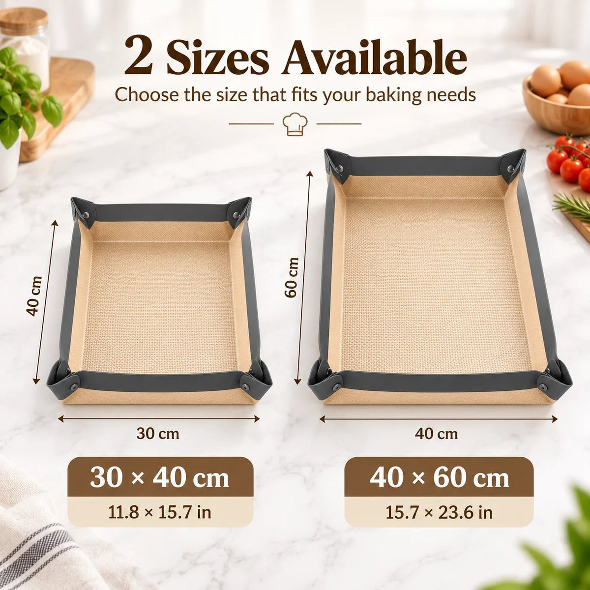 🍪 Foldable Silicone Baking Tray – Bake, Release & Store with Ease:New Upgraded Version ⭐
