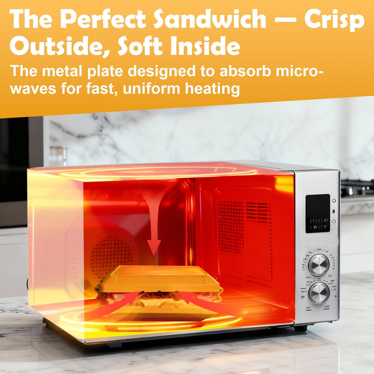Quick & Easy Microwave Toasted Sandwich Maker