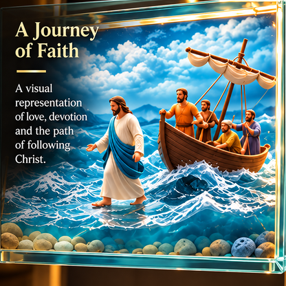 ✨ Last Day 49% OFF!✝️The Story of Jesus in 6 Scenes Cross Lamp