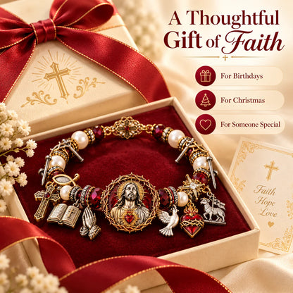 Jesus Sacred Heart Faith Bracelet
