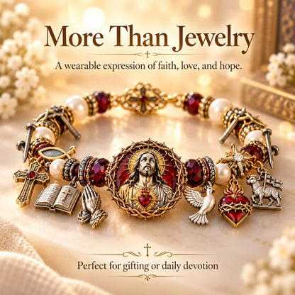 Jesus Sacred Heart Faith Bracelet