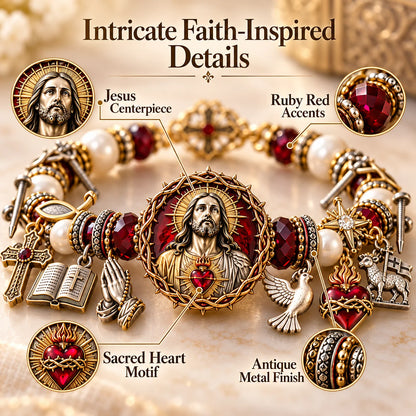Jesus Sacred Heart Faith Bracelet