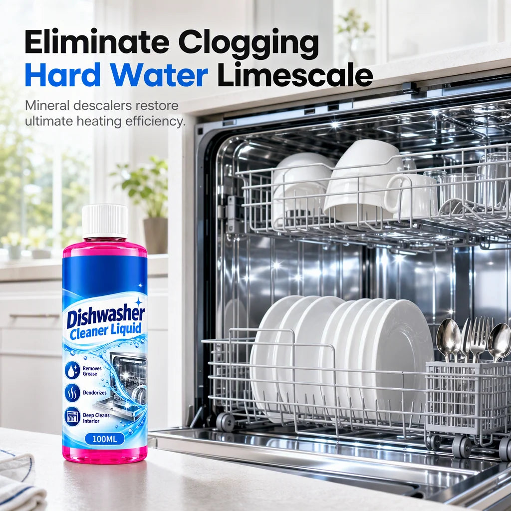 Dishwasher Deep Cleaning Liquid for Grease and Limescale Removal