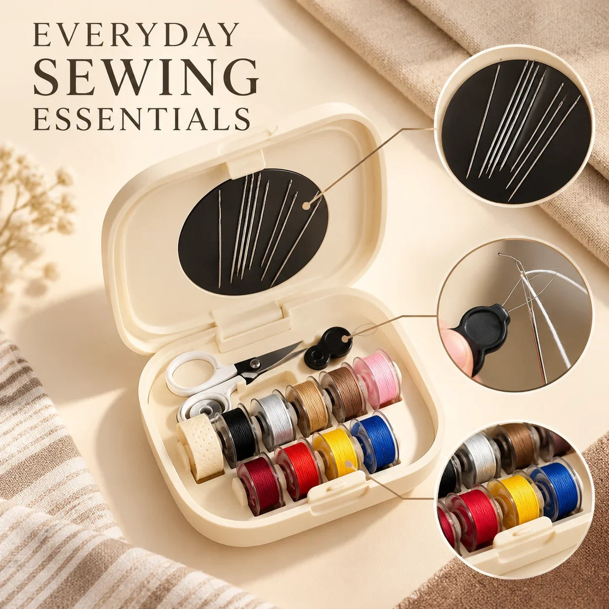 🧵Portable Magnetic Sewing Organizer | On-the-Spot Clothing Fixes Anywhere🪡👕