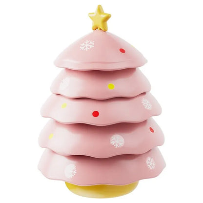 5-Layer Christmas Tree Serving Tray - Green