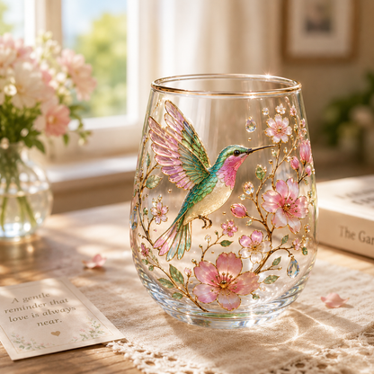 🌸🌿 Limited Edition 2026 Garden Morning Bliss Glass Tea Cup☀️☕