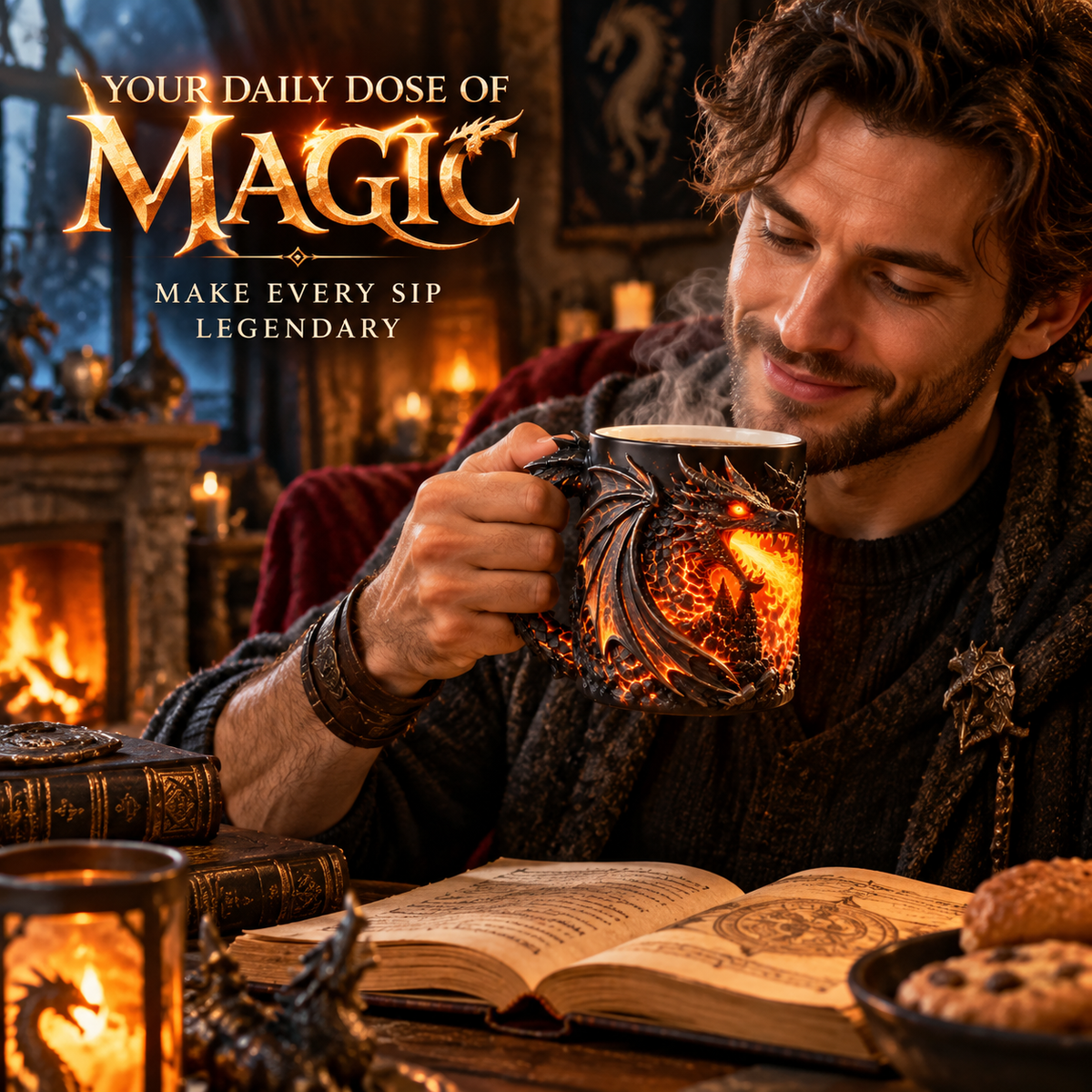 Dragon Magic Mug lifestyle use