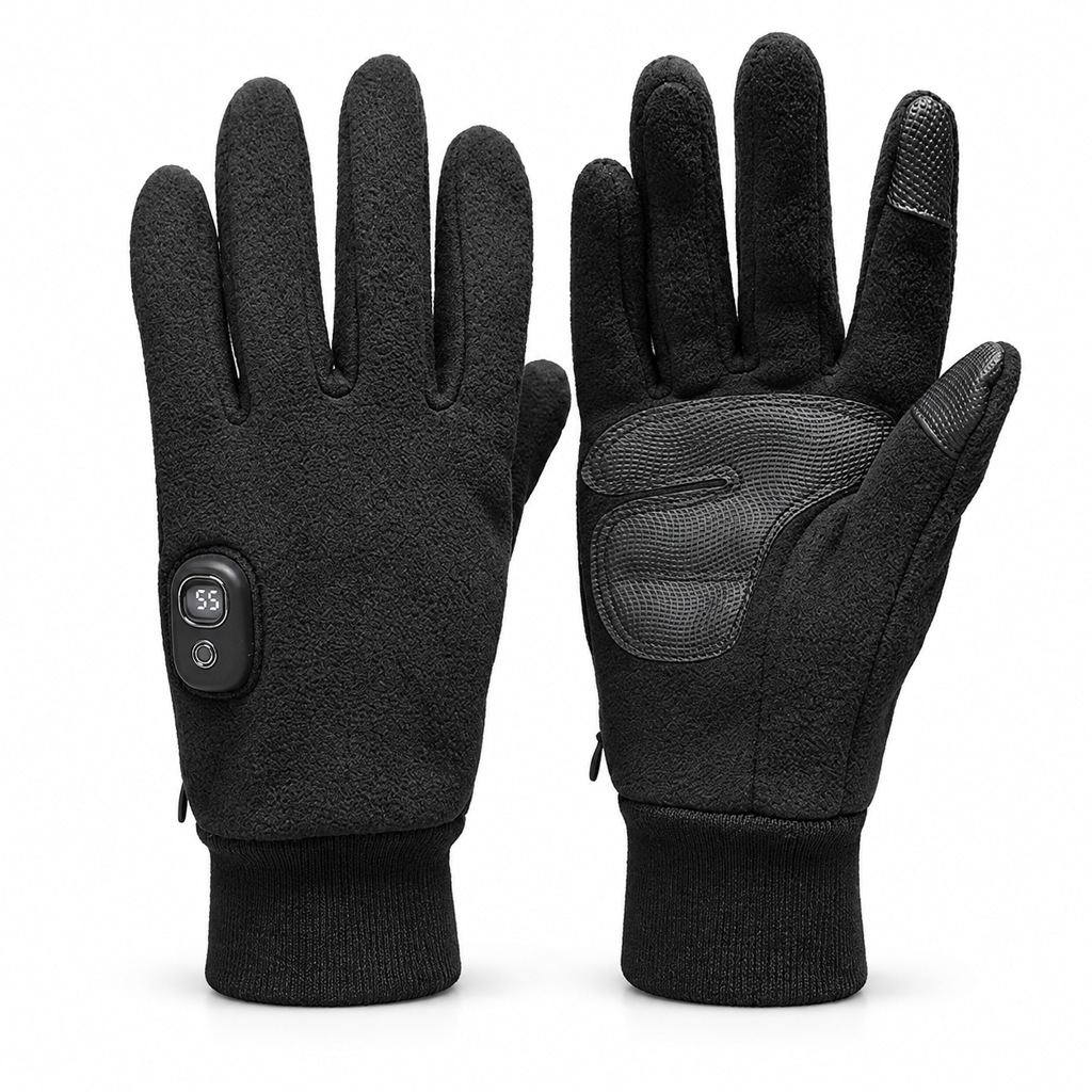 Electric Heated Gloves for Men and Women Winter Warm Touchscreen Thermal Gloves for Motorcycle Riding Skiing and Outdoor Sports