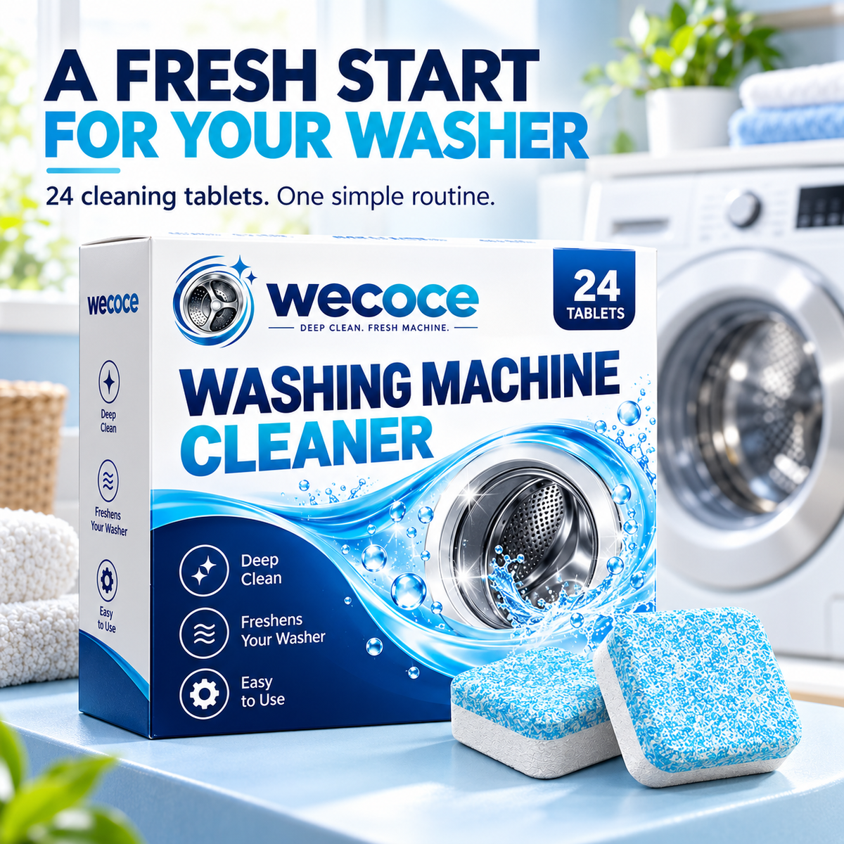 WECOCE™ PREMIUM WASHING MACHINE TABLETS